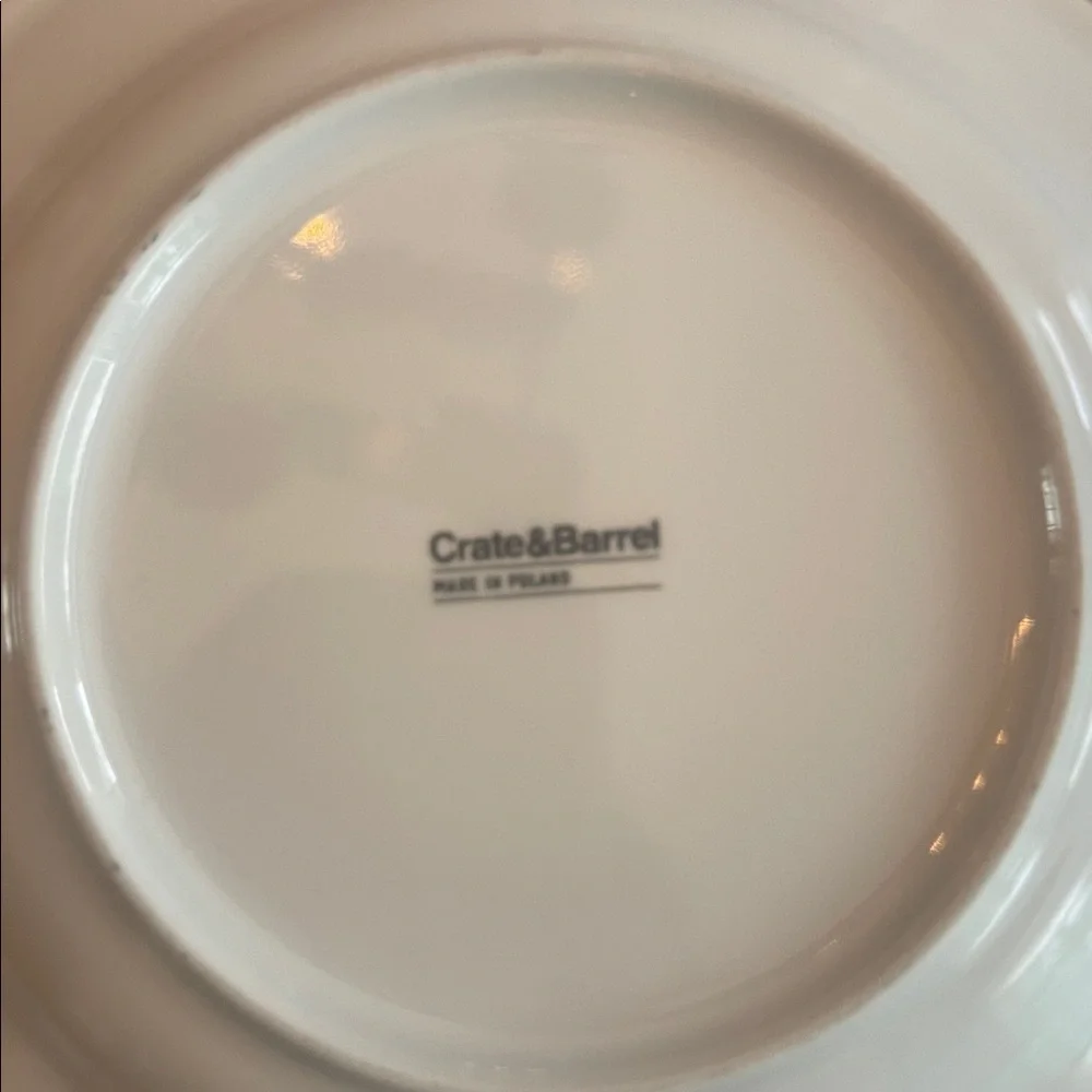 Crate & Barrel “Diner” Soup bowl